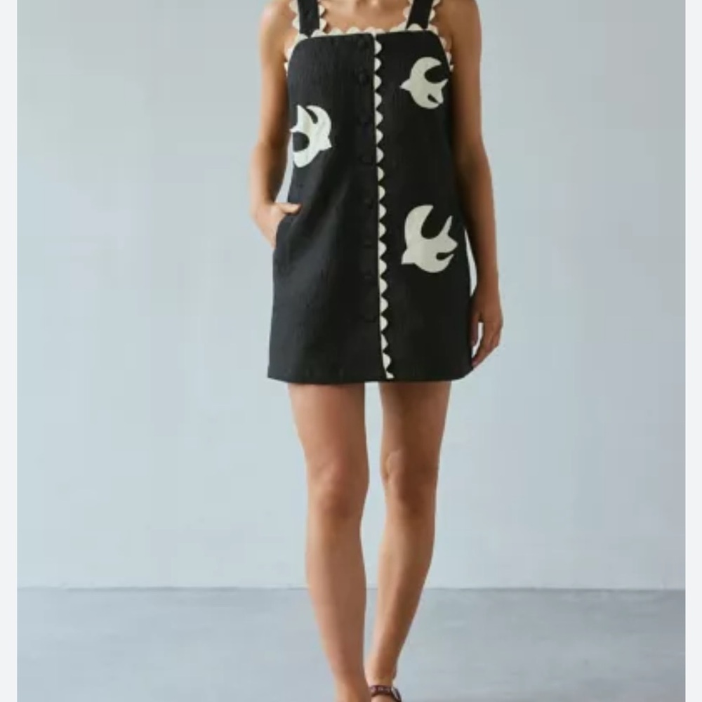 Sister Jane Black and White Mini Dress